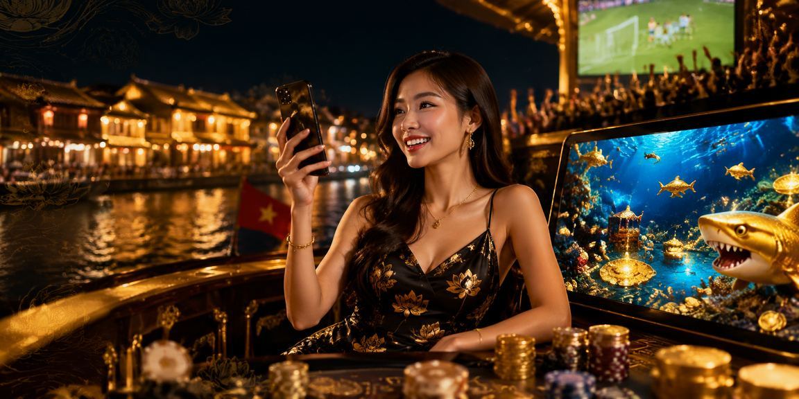 Người dùng tại Hội An thưởng thức cà phê và trải nghiệm casino trực tuyến trên điện thoại