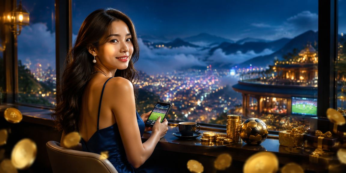 Người dùng Sapa thưởng thức cà phê và tham gia cá cược trực tuyến qua laptop