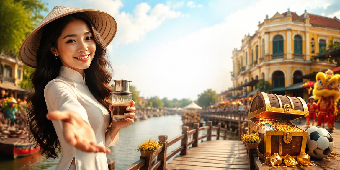 Không gian casino trực tuyến tại Việt Nam với giao diện cá cược thể thao và slot game sôi động